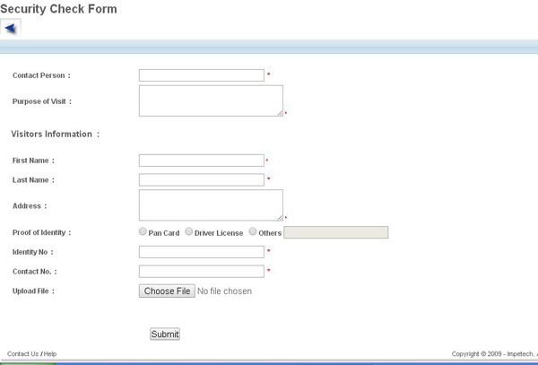 security form